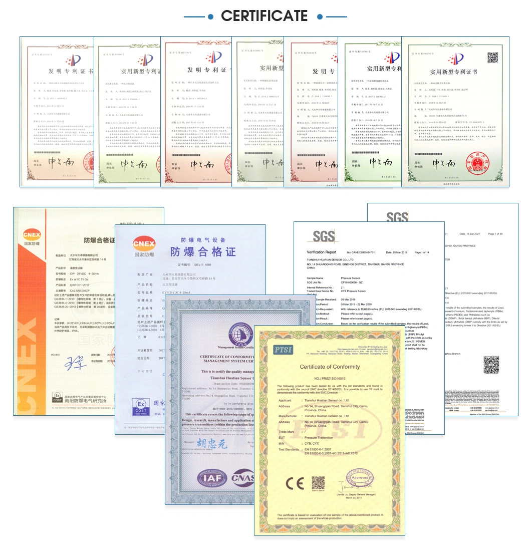 -40º C~85º C Integration Huatian Standard Package Tianshui, Gansu, China Map Sensor Pressure Gauge